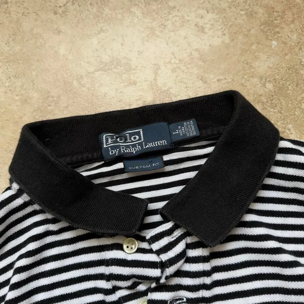 Polo by Ralph Lauren Custom Fit Short Sleeve Polo Shirt - Size L